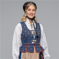 Bilde av  Blå Trønderbunad gloria